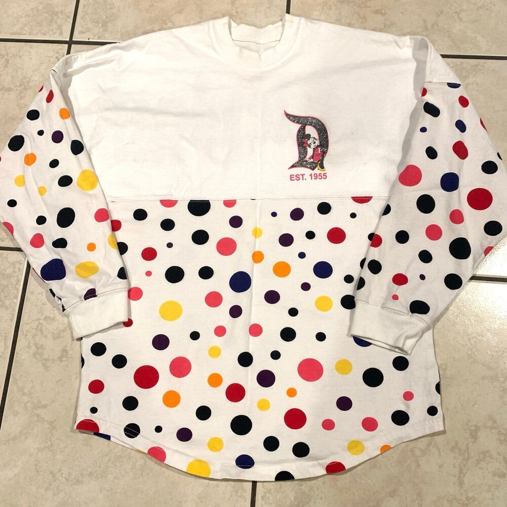Disney Parks Disneyland Minnie Mouse Polka Rock The Dots Spirit Jersey